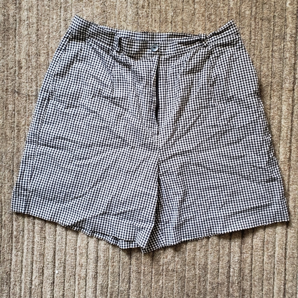 Vintage plaid shorts size s/m
